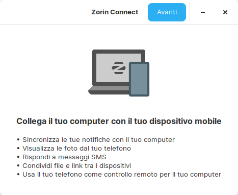 Zorin Connect in Zorin OS 15.2