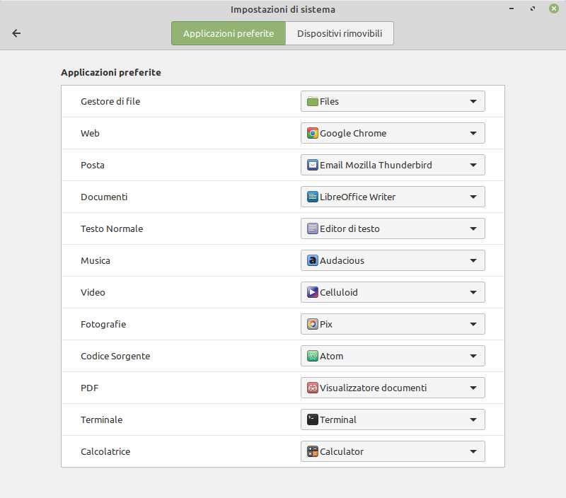 applicazioni preferite Linux Mint