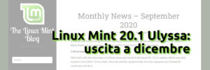 uscita linux mint 20.1 ulyssa
