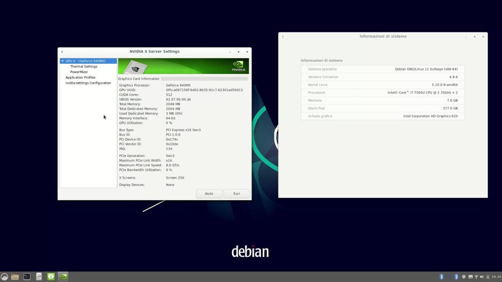 Installare scheda grafica NVIDIA in Debian 11