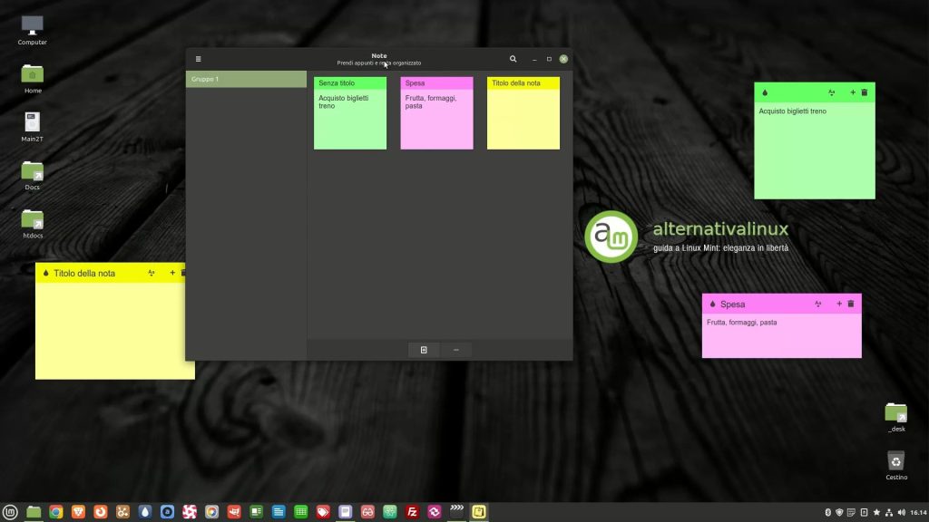 Miglioramento a Sticky Notes per le note in Linux Mint 20.3