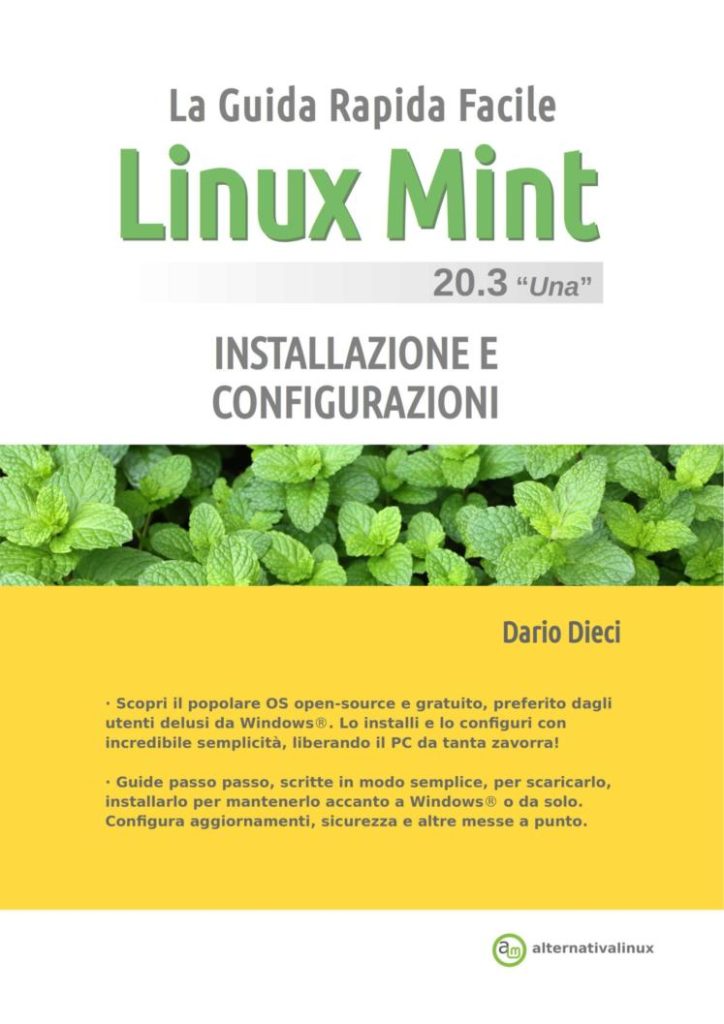 Copertina Guida installazione e configurazione Linux Mint