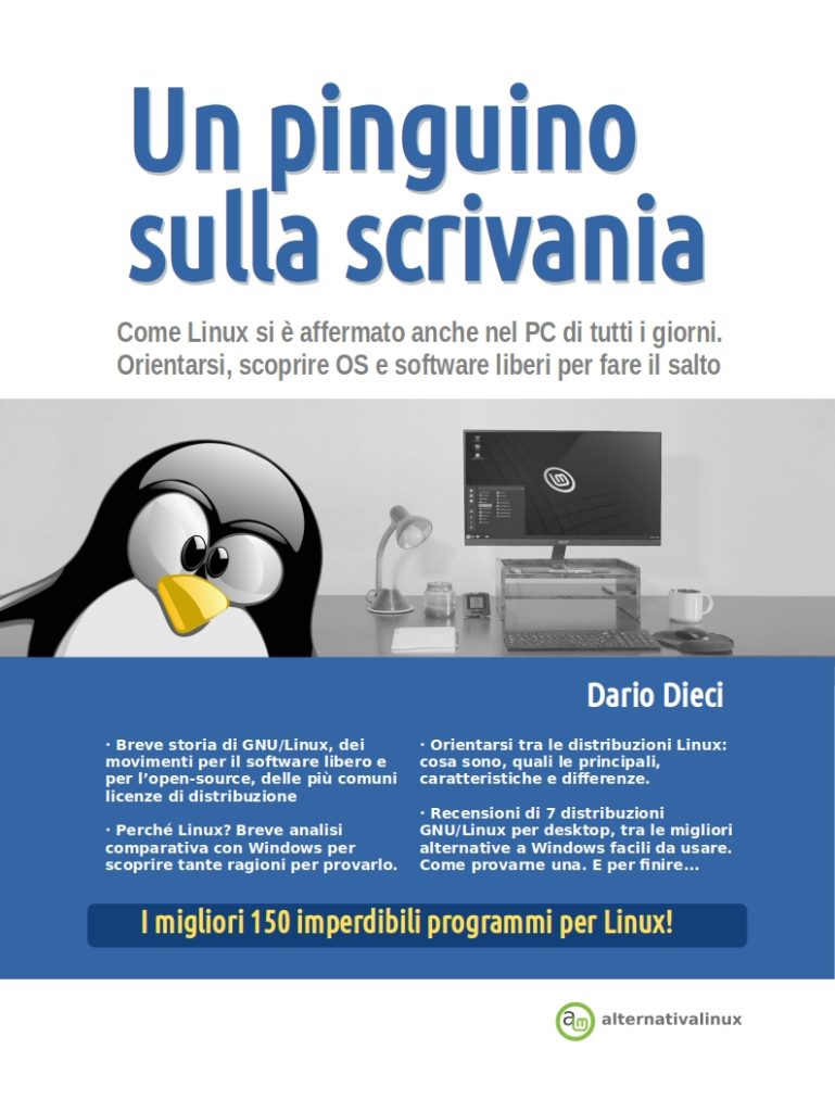 Copertina Un pinguino sulla scrivania