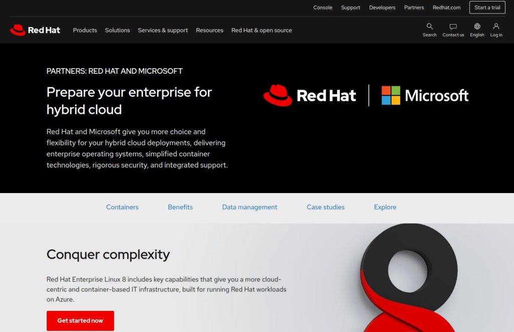 REdHat e Microsoft partners