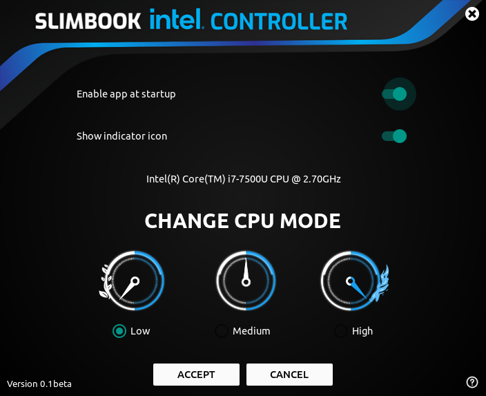 Slimbook Intel Controller per Linux