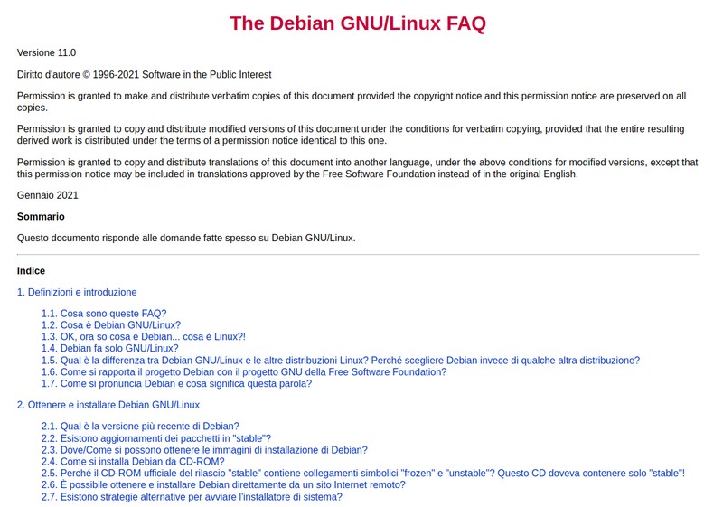 debian faq screenshot