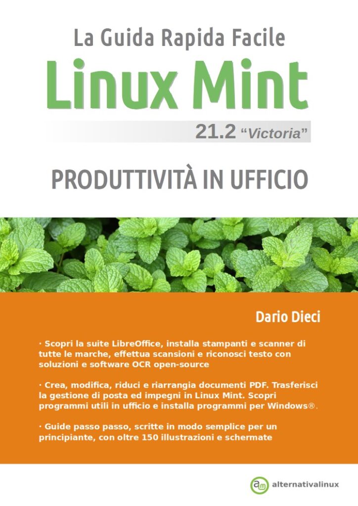 copertina Linux Mint produttività in ufficio