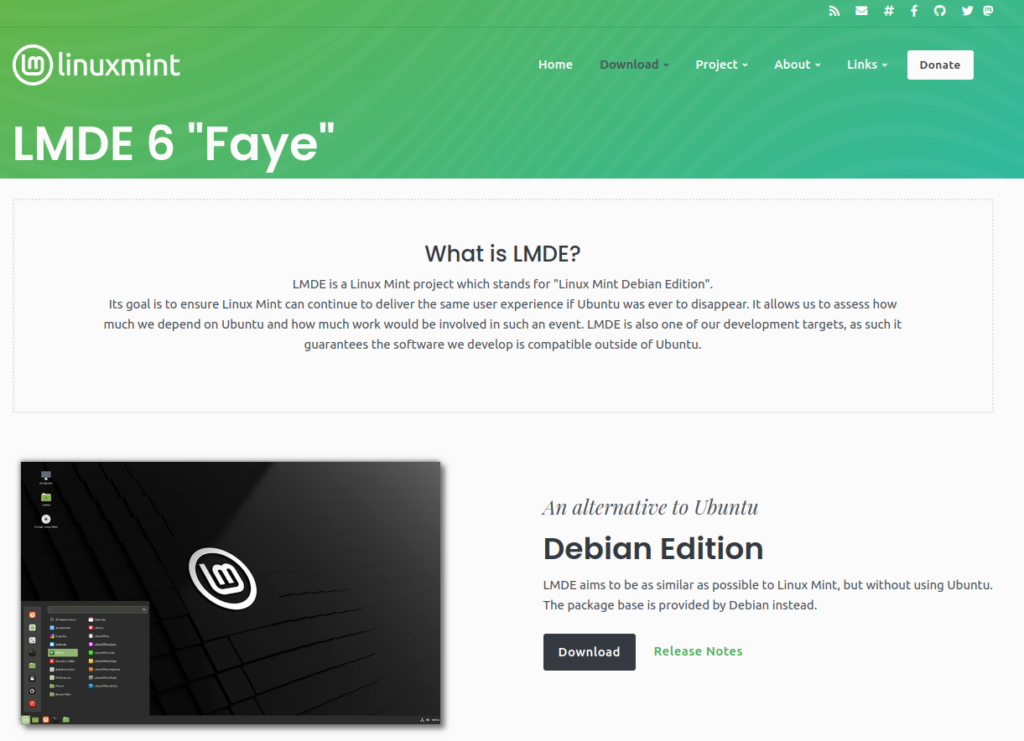 LMDE 6 download ita