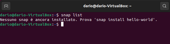 Tutti gli snap eliminati