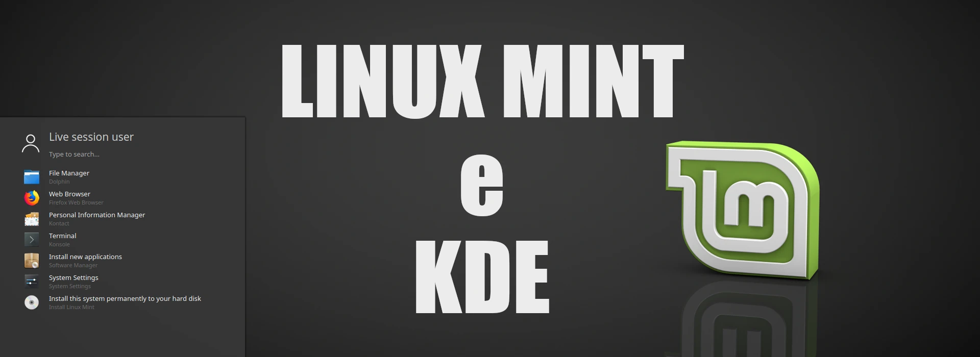 Linux Mint KDE (Copertina)